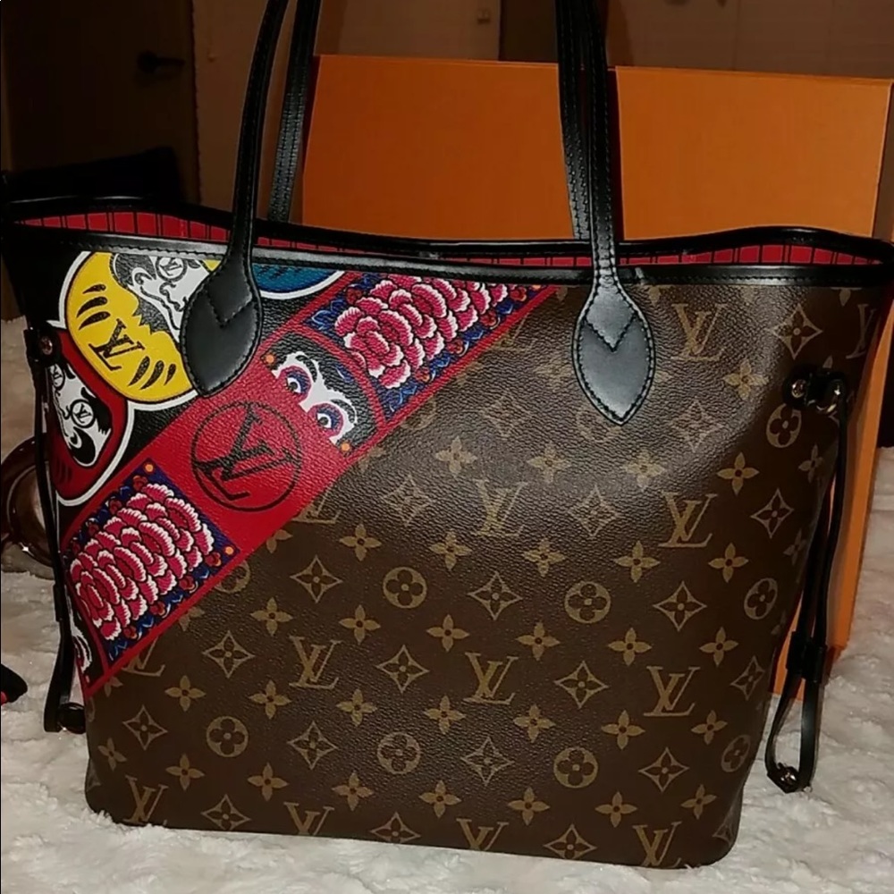 Limited Edition Louis Vuitton Kabuki Neverfull Bag - Picture 1 of 8